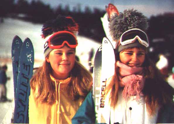 Marie och Charlotte omkring 1984