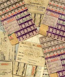 Ration card under the war