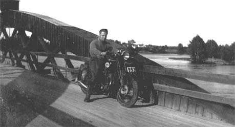 My dad Harry on a Rex 500cc